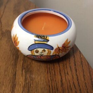 Vintage Ceramic Fall Candle